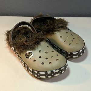 Star Wars Chewbacca Fuzzy Crocs Men's 8 wmns 10